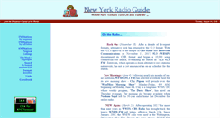 Desktop Screenshot of nyradioguide.com